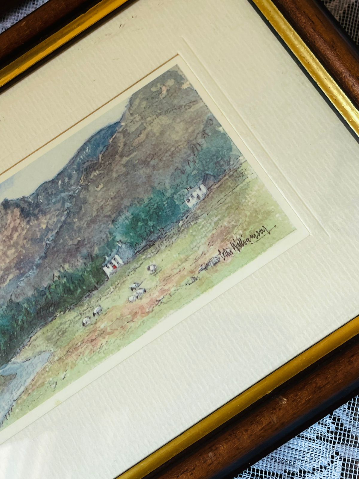 Set of 2 English Panoramic Landscape Art painting– Framed Wall Décor