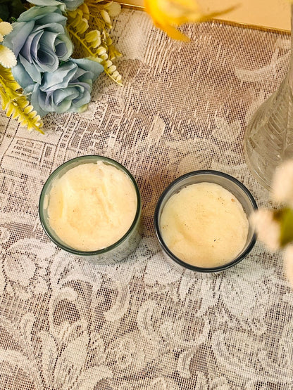 Serenity Glass Jar Candle  – Vintage Calm Duo