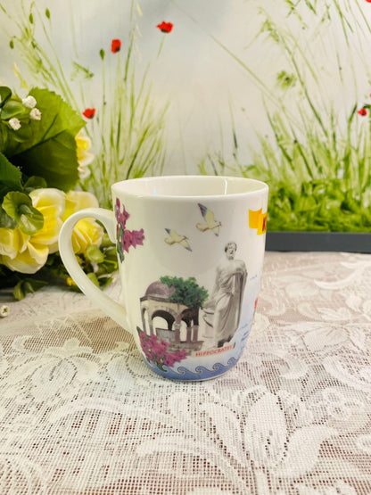 Kos Greece Souvenir Ceramic Mug | Coastal Travel Cup