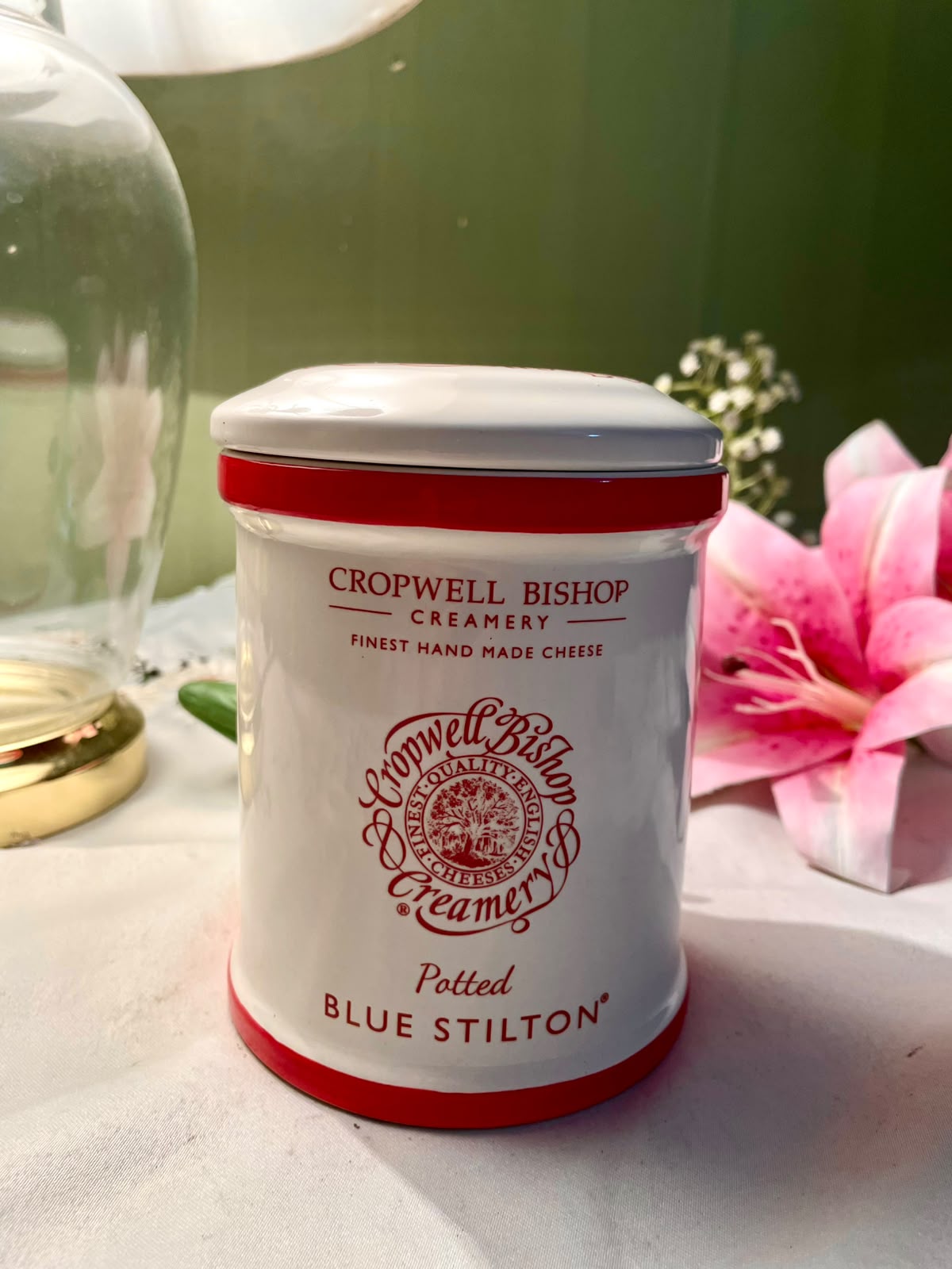 Cropwell Bishop Creamery Blue Stilton Lidded Jar 13 cm
