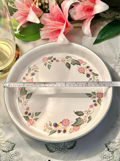 BHS Victorian Rose Floral Serving Platter 10.5 in Made in Britain