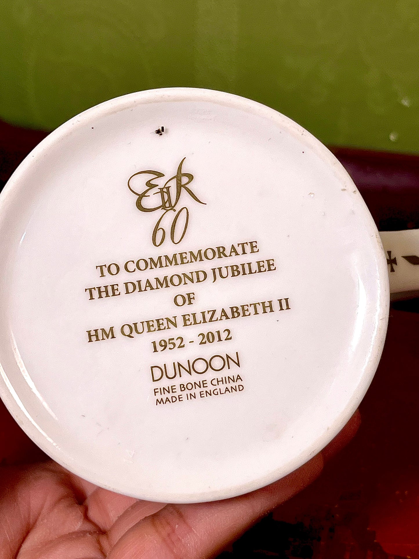 Dunoon Queen Elizabeth II Diamond Jubilee Fine Bone China Mug