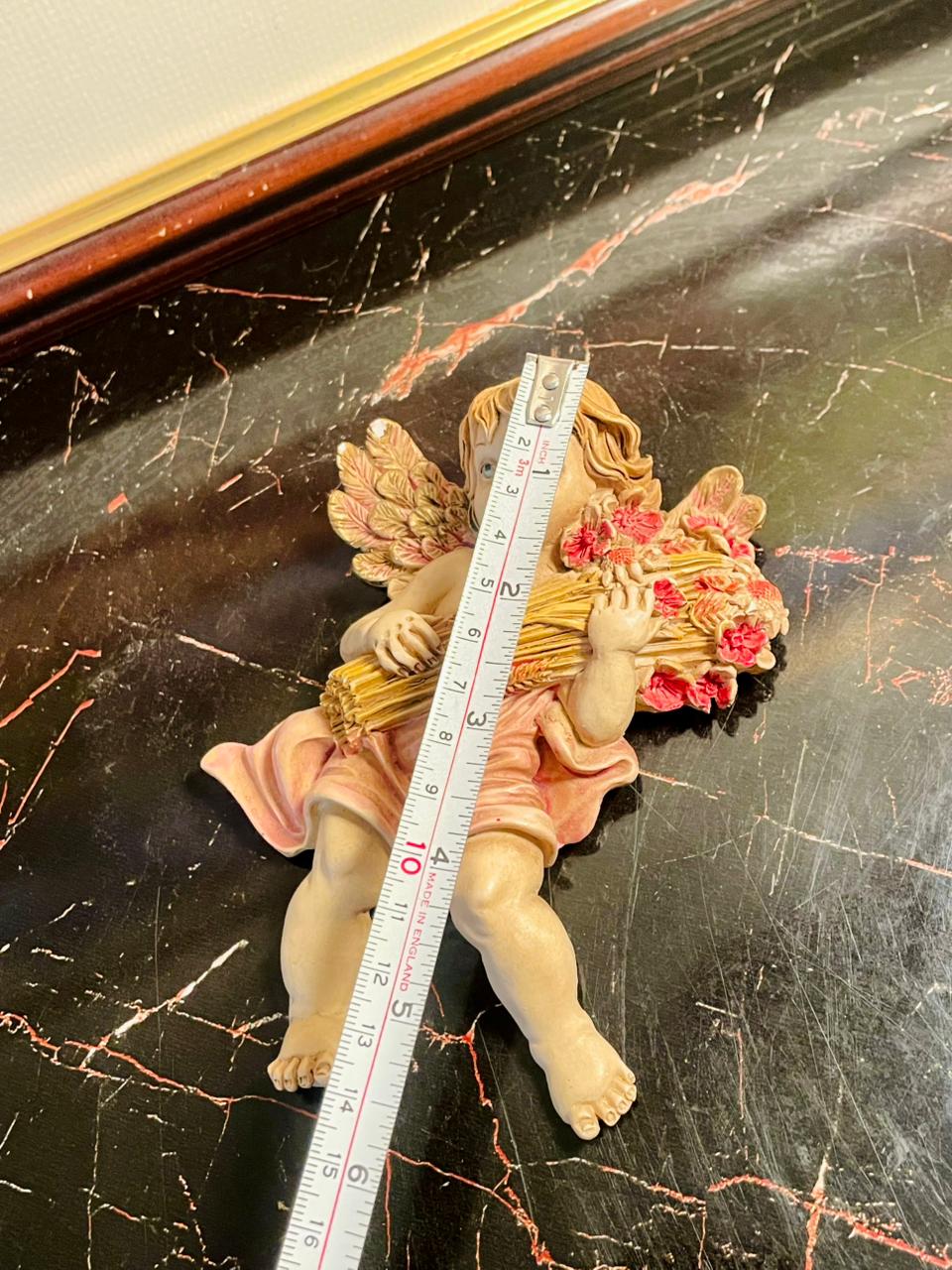 Handcrafted Angel Figurine, Wall Decor England