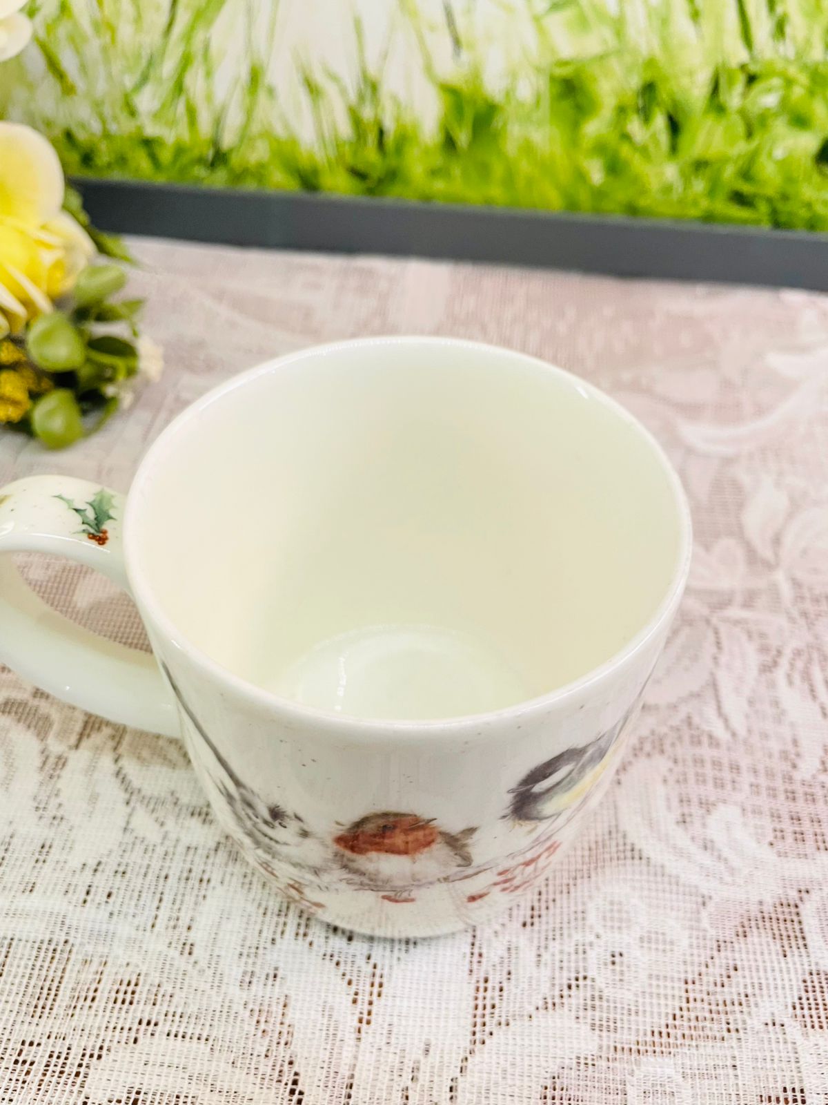 Royal Worcester Wrendale Designs “One Snowy Day” Mug by Hannah Dale
