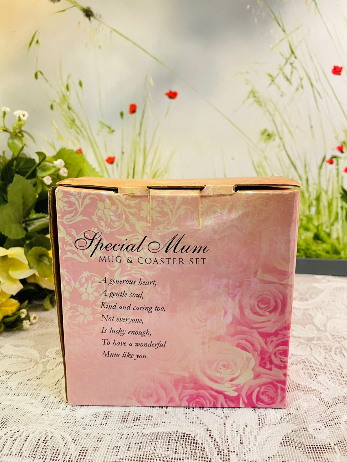 Special Mum Mug & Coaster Set | Floral Gift Box