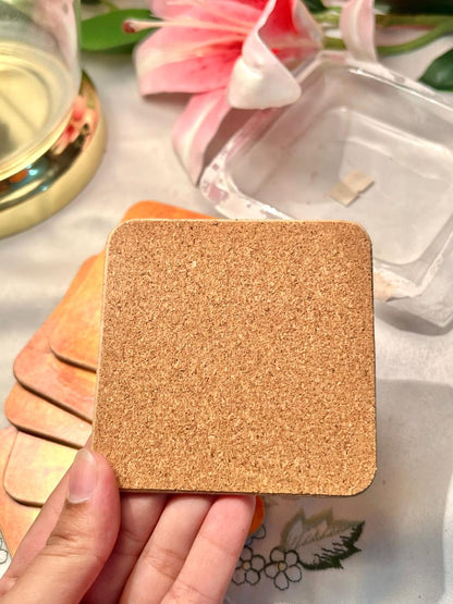 Vintage Grape Design Coasters Set of 6 Approx. 10 cm