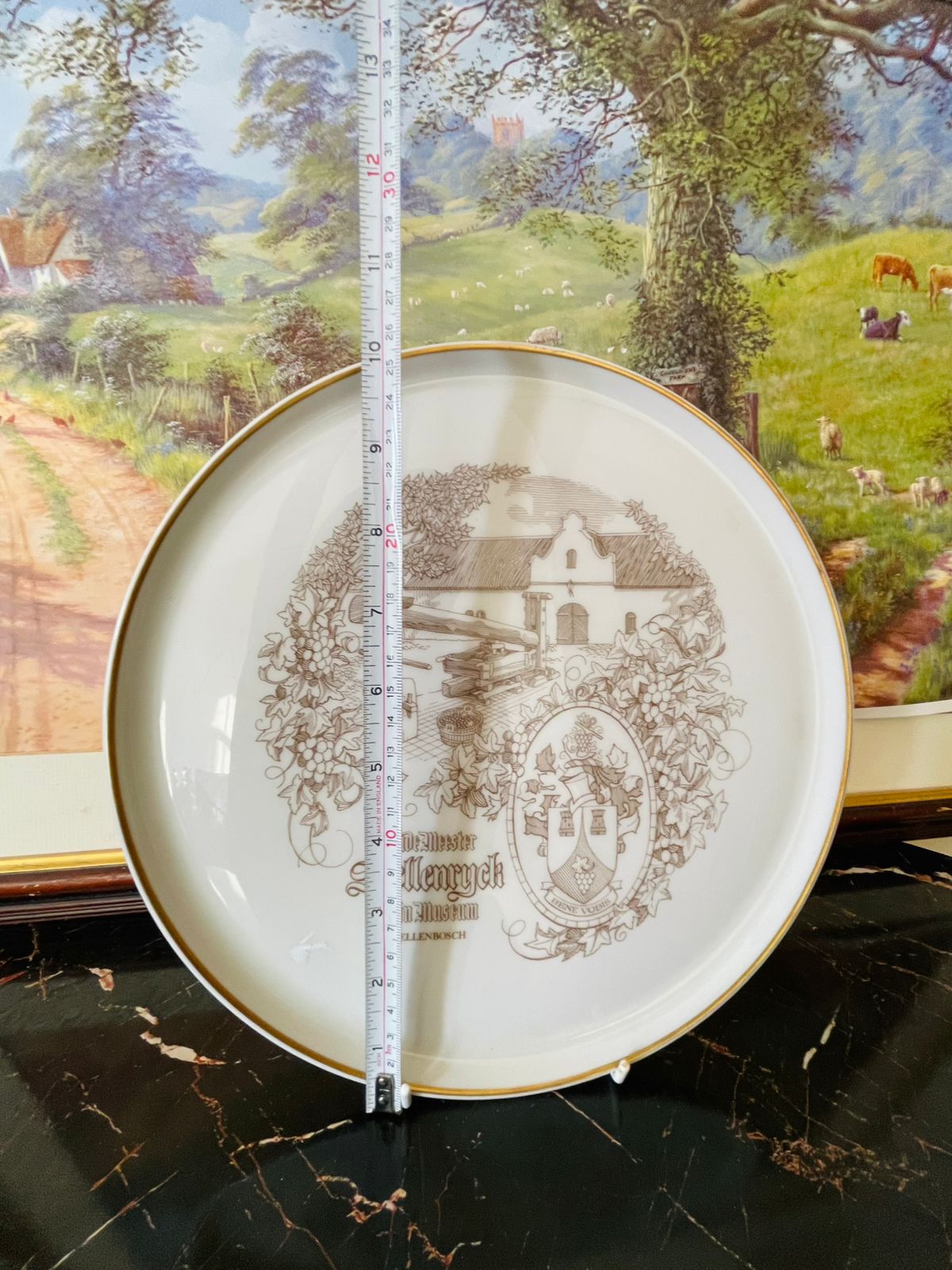 Vintage Commemorative Plate – Stellenryck Wine Museum, Stellenbosch (South Africa)