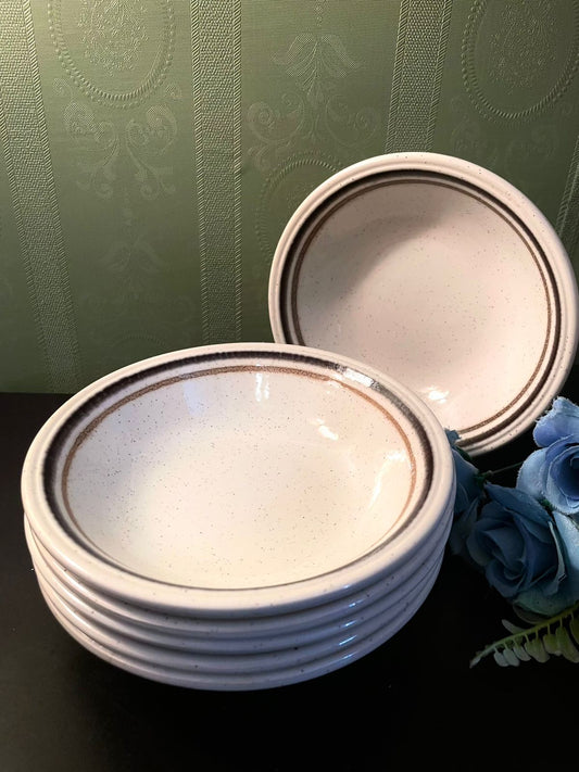 Biltons England Speckled Stoneware Bowls Set of 6