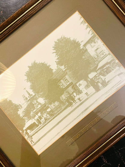 High Wycombe Framed Vintage Sepia painting 12.5 inch