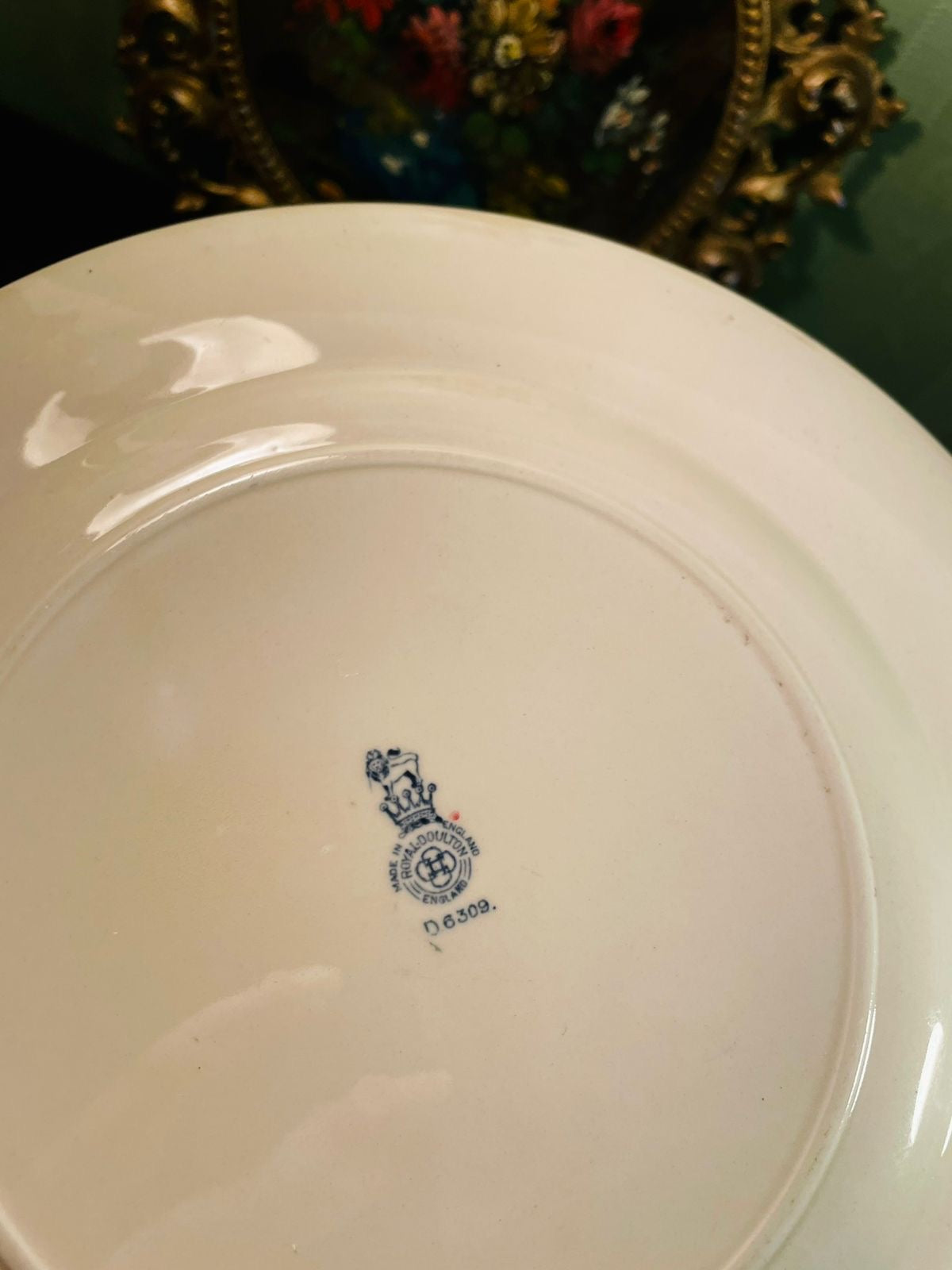 Vintage Royal Doulton English Porcelain Scenic Plate – Countryside Tree Design