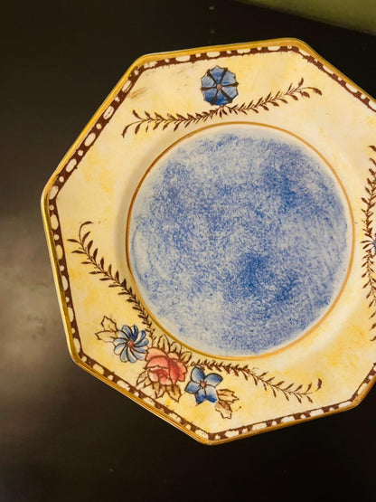 Vintage Chelsea Hand Painted Floral Plate 5" England