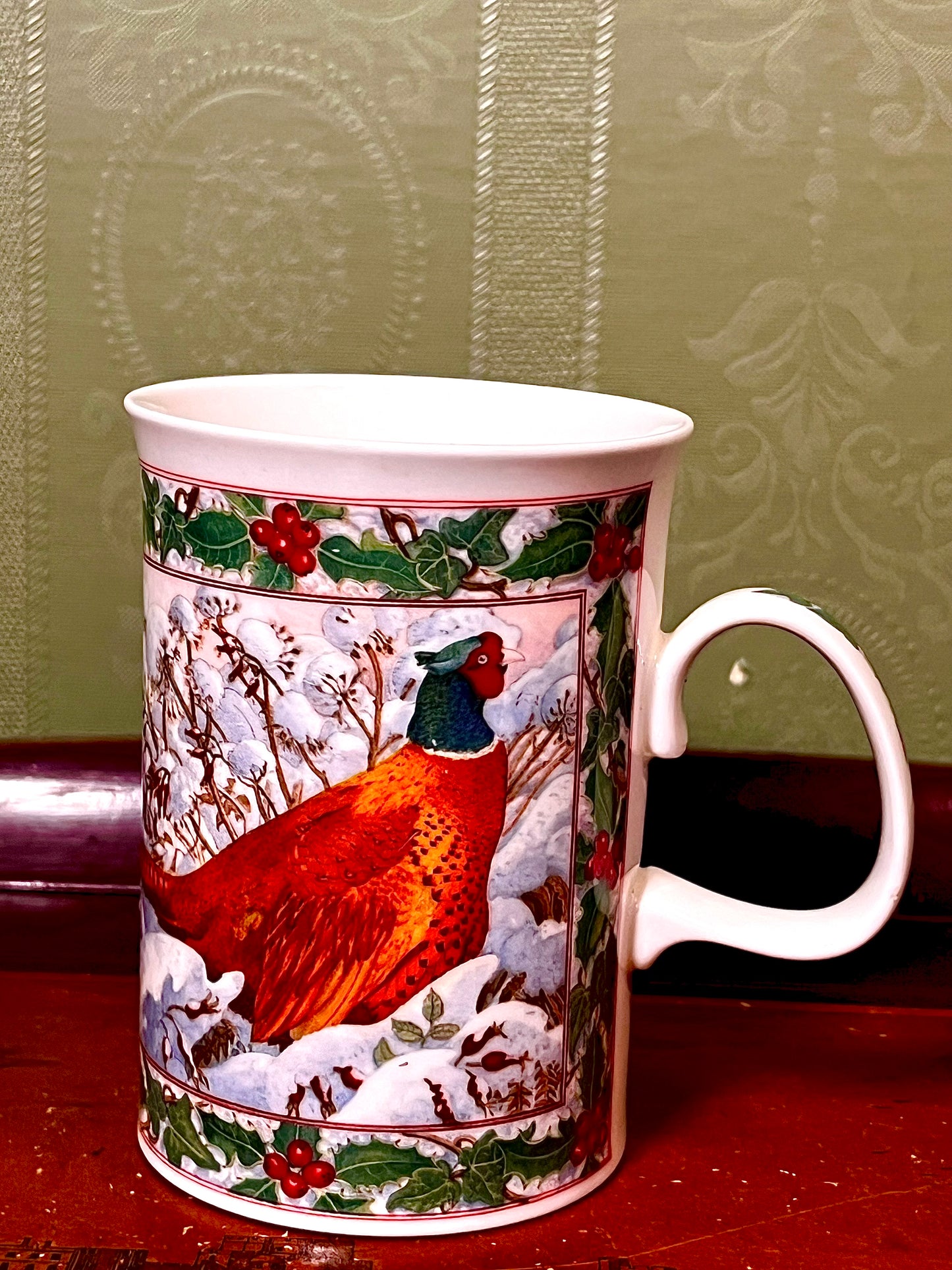 Dunoon Christmas Birds Fine Bone China Pheasant Mug