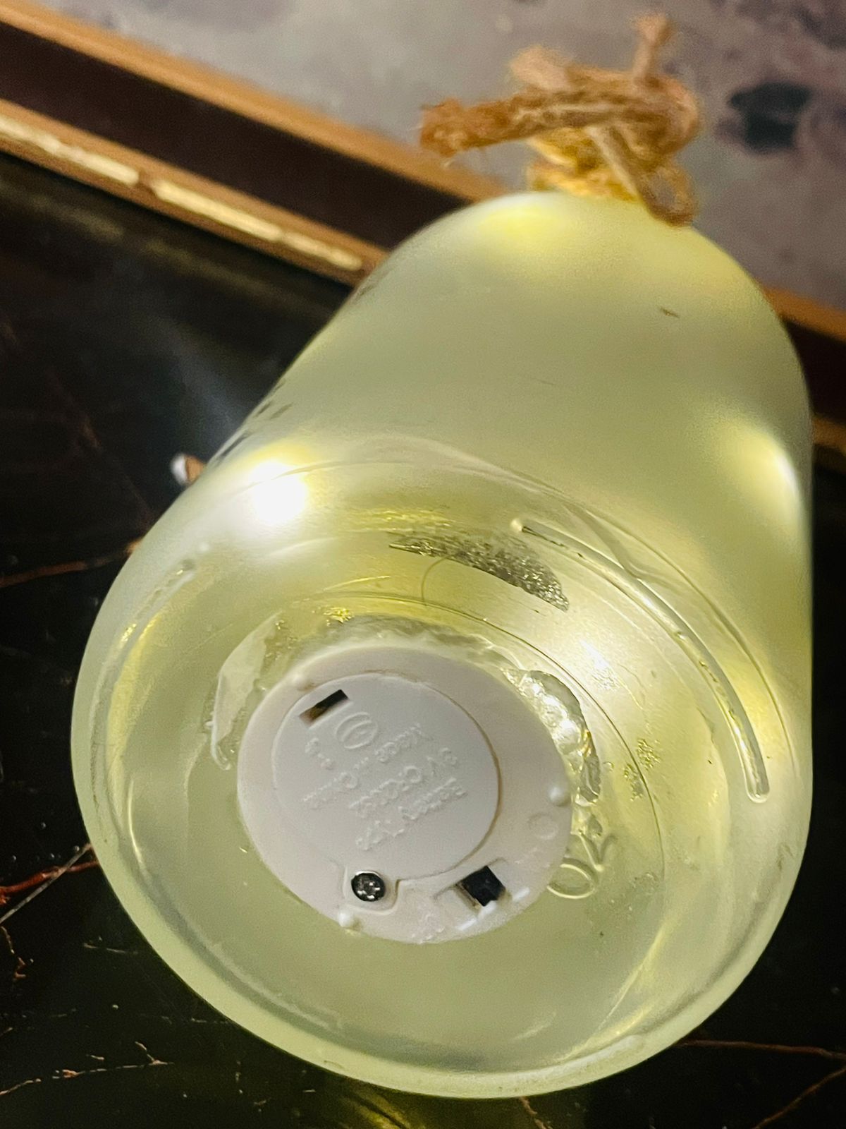 “Made of Stardust” Frosted Glass LED Bottle Light – Magical Decor Jar