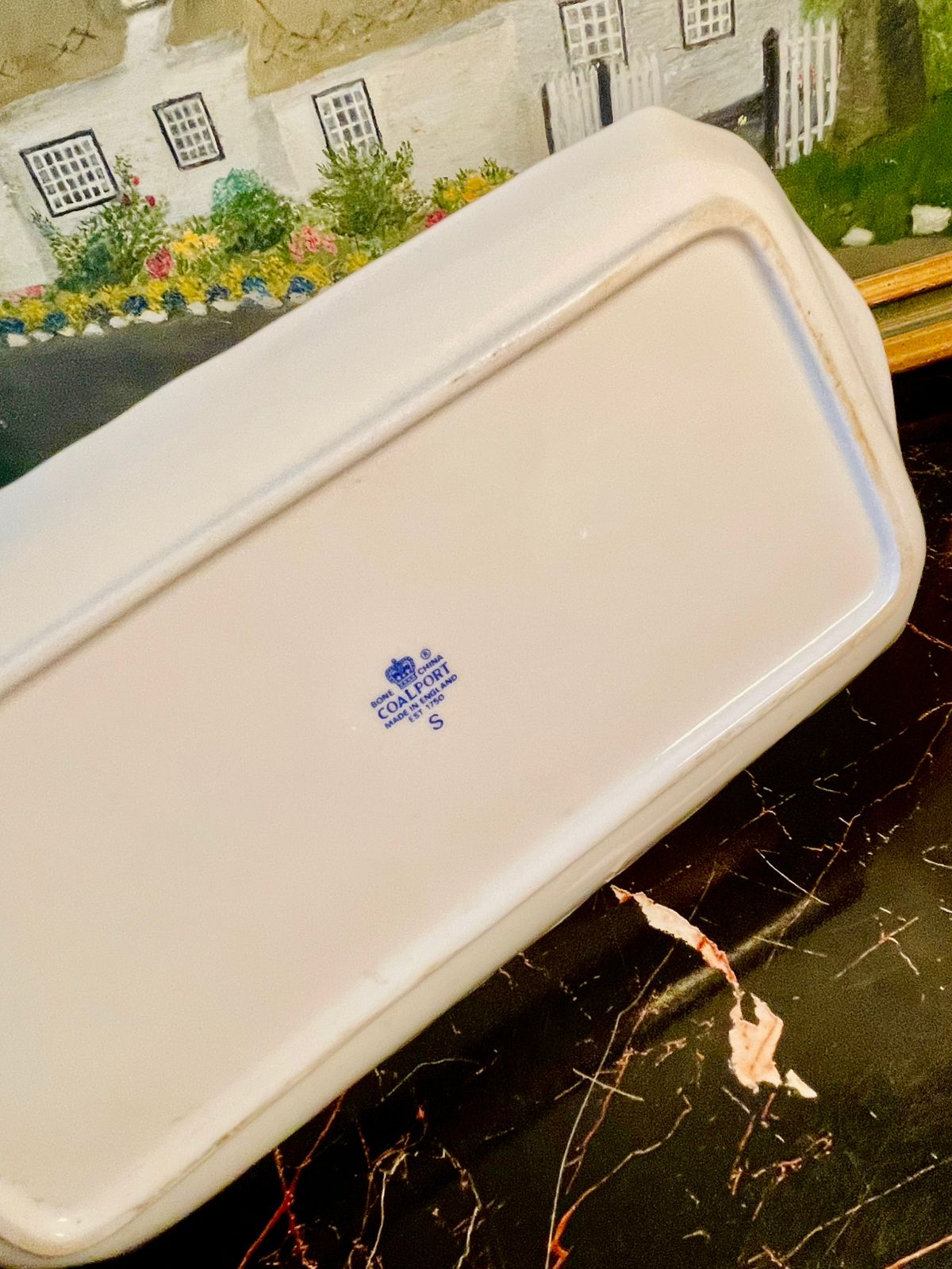 Coalport Fine Bone China Floral Serving Tray – Made in England (11–12 Inches)