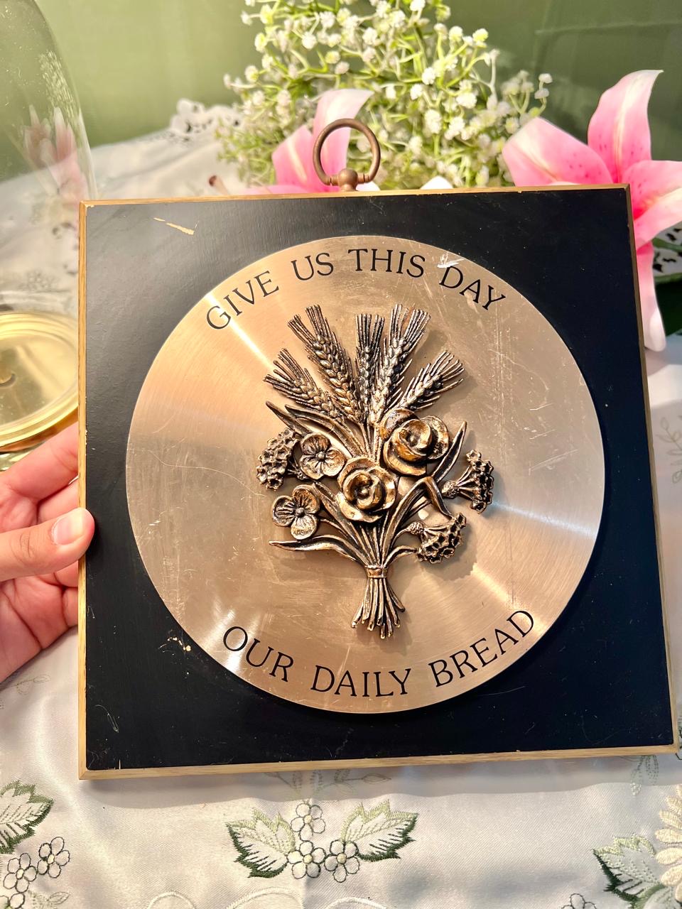 Daily Bread Decorative Wall Plaque Approx. 22cm