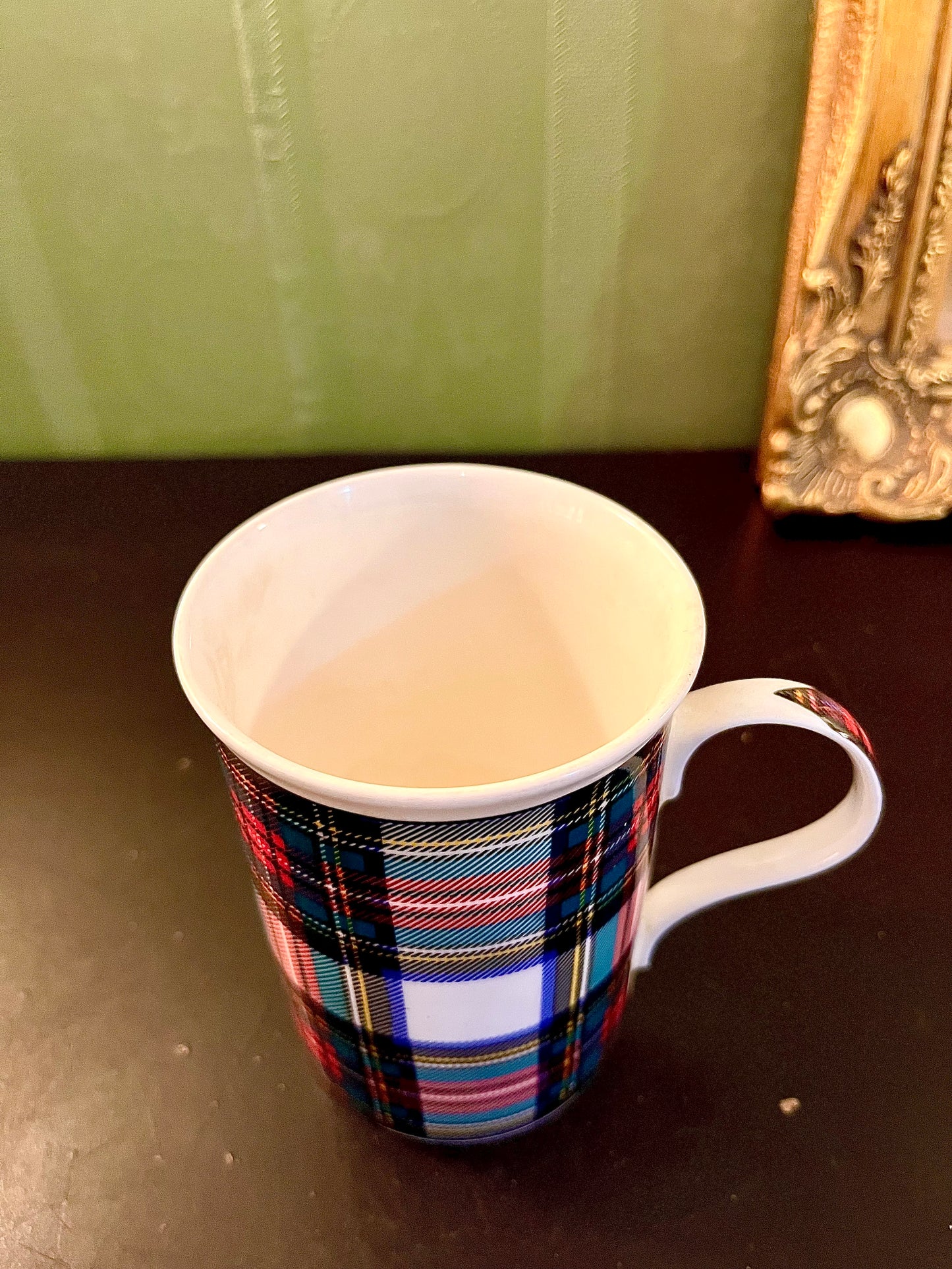 Tartan Plaid Ceramic Mug – Scottish Style Coffee Cup