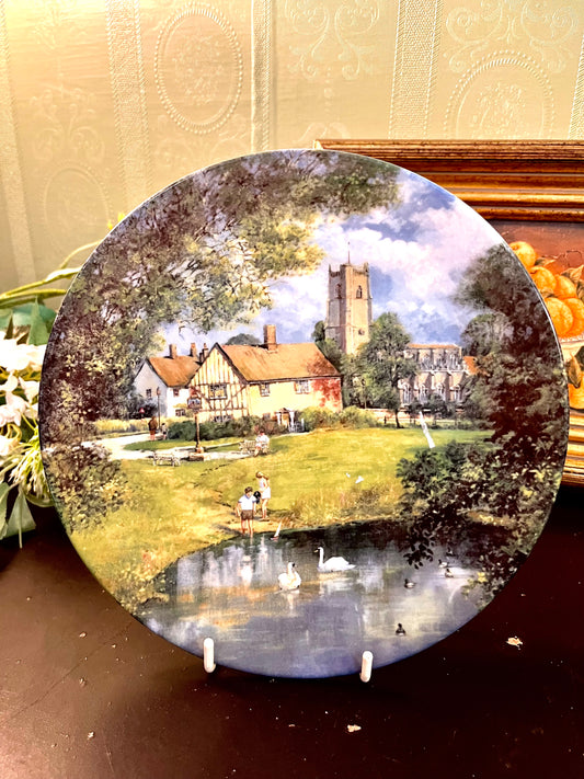 Royal Doulton The Village Pond Collector Plate 20 cm