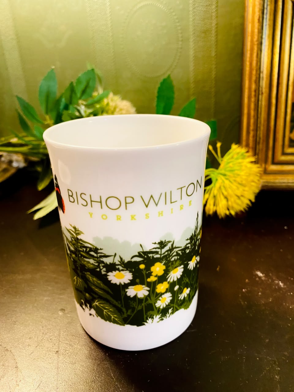 Botanical Garden Ceramic Mug 4 Inch Nature-Inspired Coffee Cup