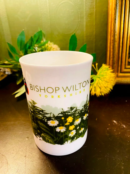 Botanical Garden Ceramic Mug 4 Inch Nature-Inspired Coffee Cup