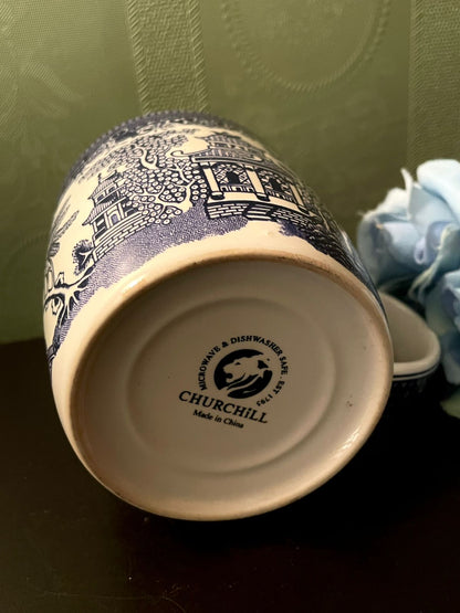 Churchill Blue Willow Ceramic Mug