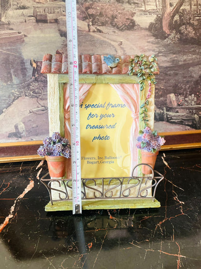Vintage “Cottage Garden” Photo Frame – Flowers Inc. Balloons, Georgia (USA)