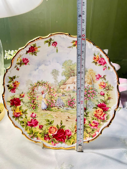 Royal Albert Old Country Roses Garden Plate – 8 Inch
