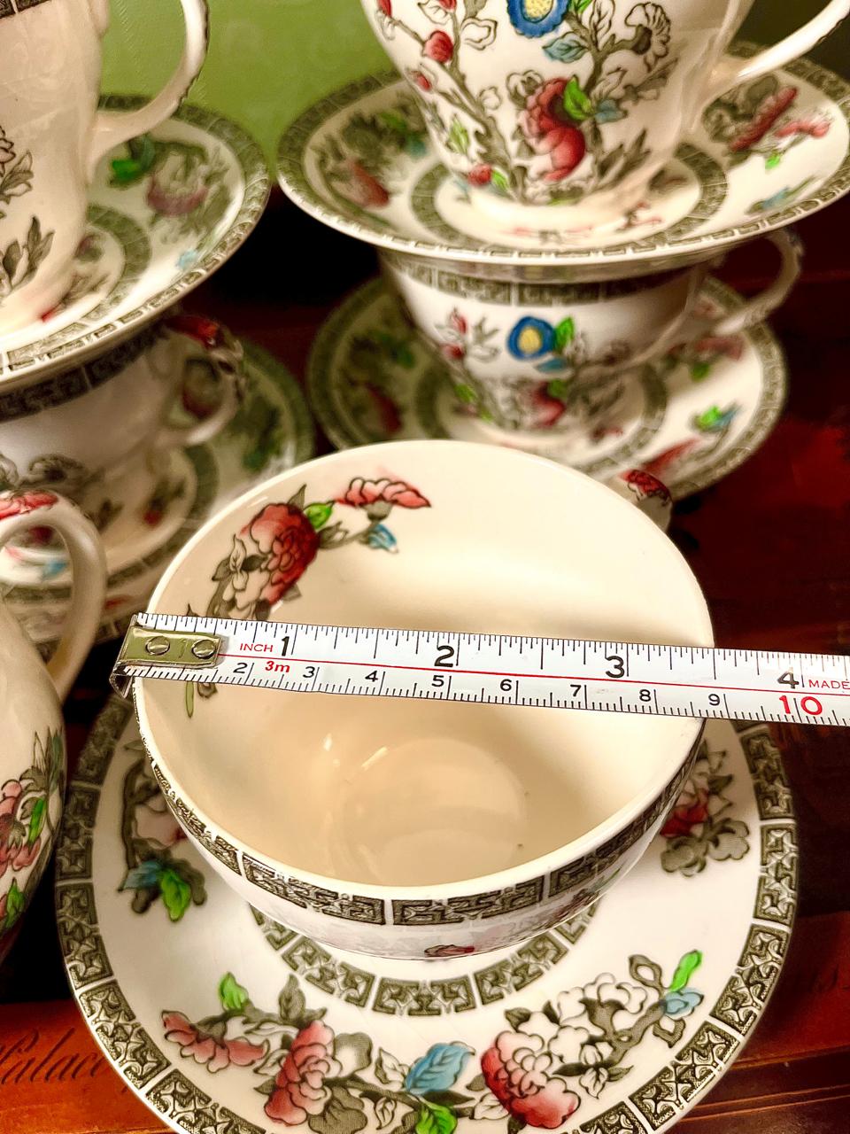John Bros Indian Tree Fine Bone China Tea Set | 13 Pieces | England