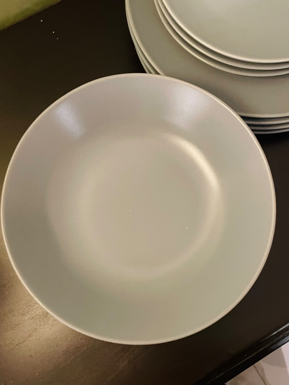 IKEA Stoneware Dinnerware Set 11 Pieces Grey Plates & Bowls