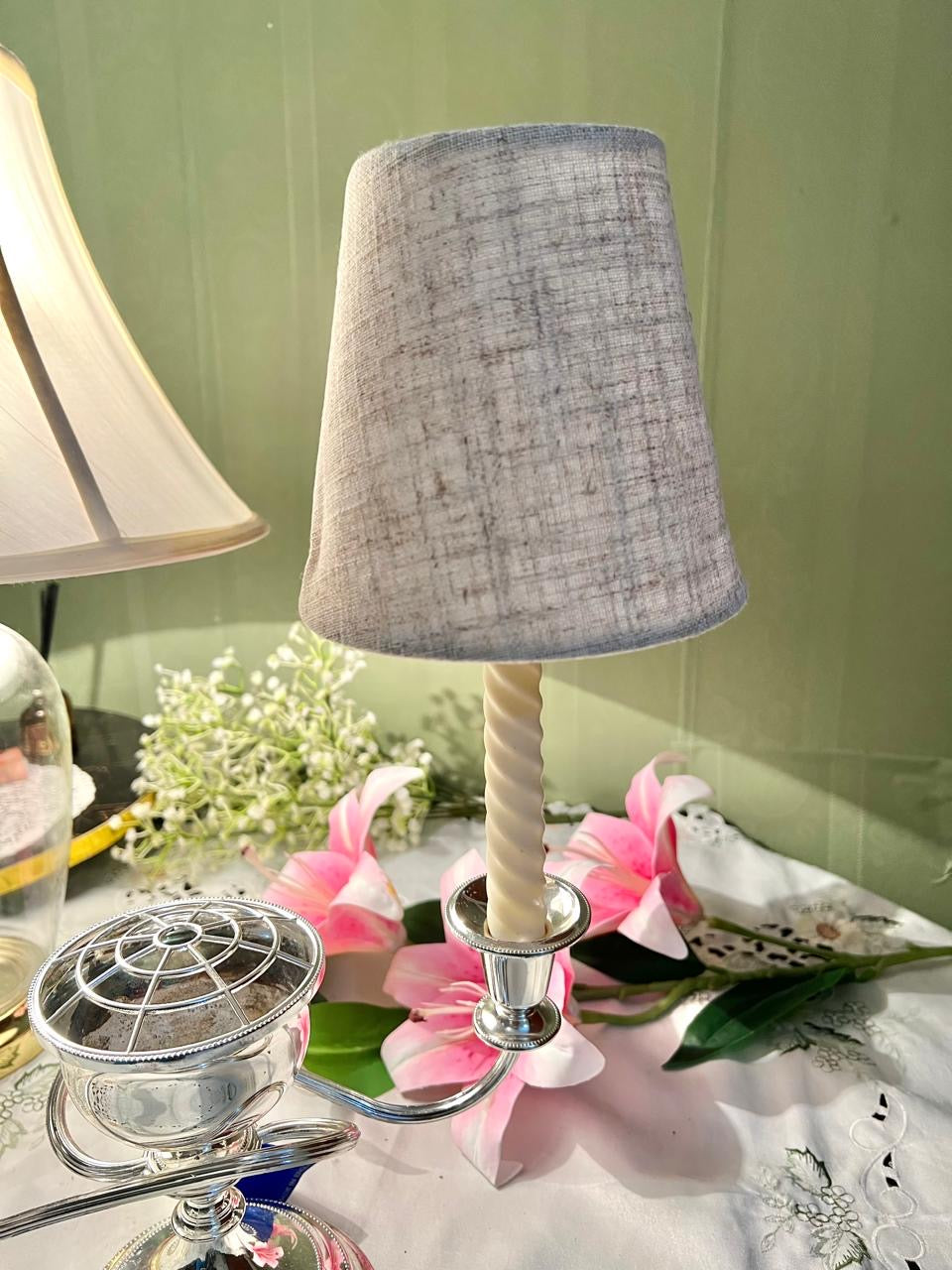 Rare find Silver 2-Arm Candle Centrepiece 40 cm