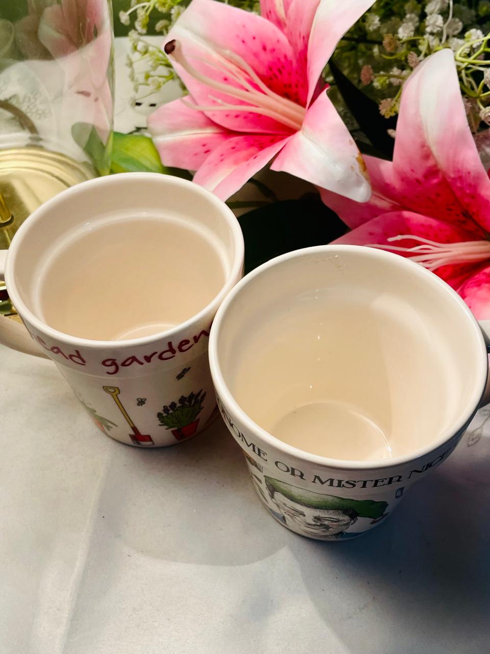 ATP Gifts Gardeners 2-Piece Novelty Mug Set Approx. 10 cm