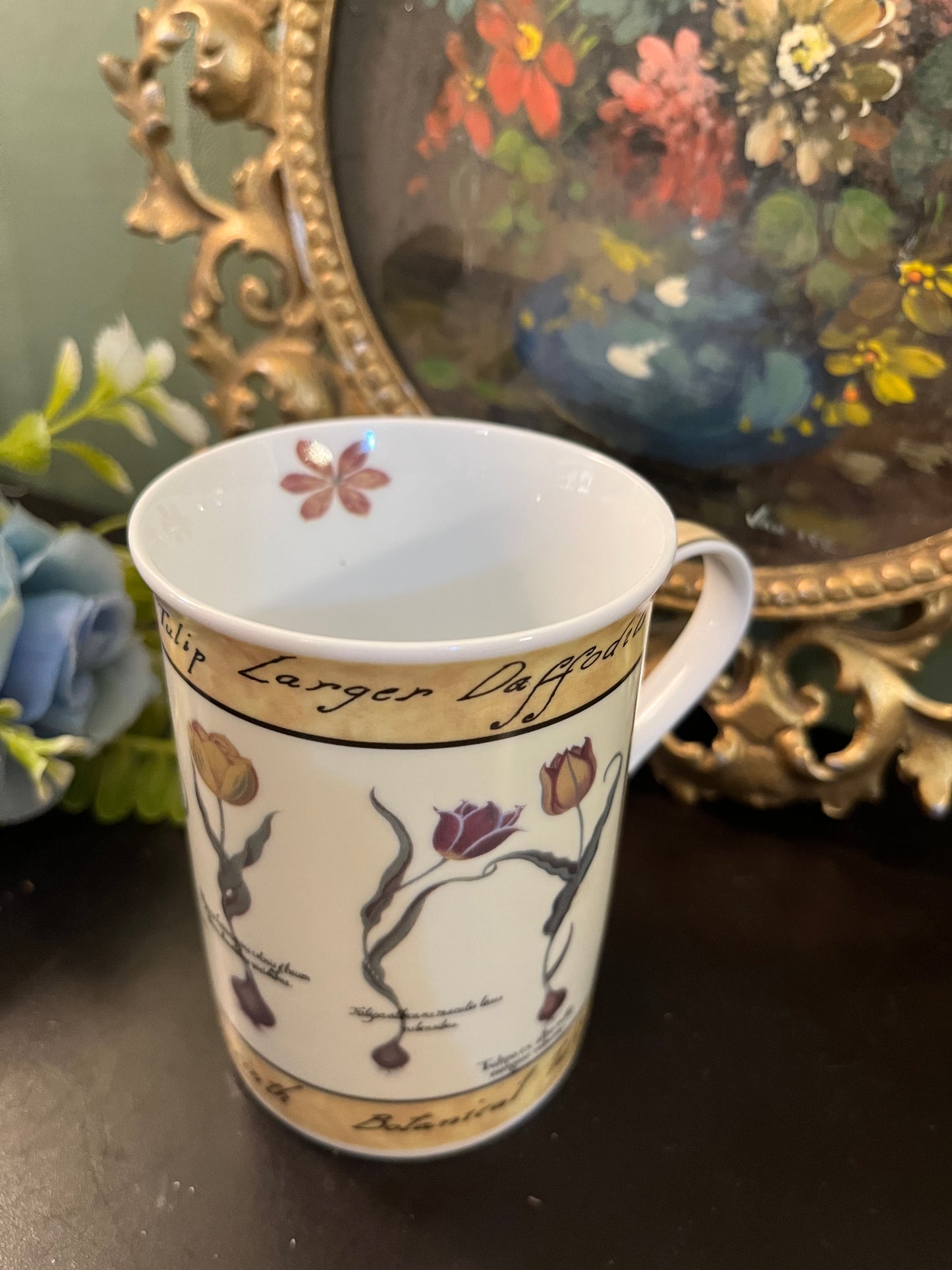 Botanical Tulip Porcelain Mug