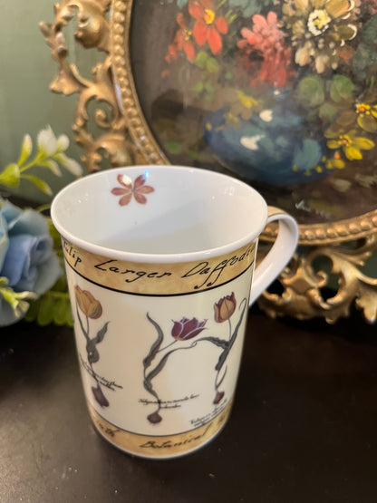 Botanical Tulip Porcelain Mug