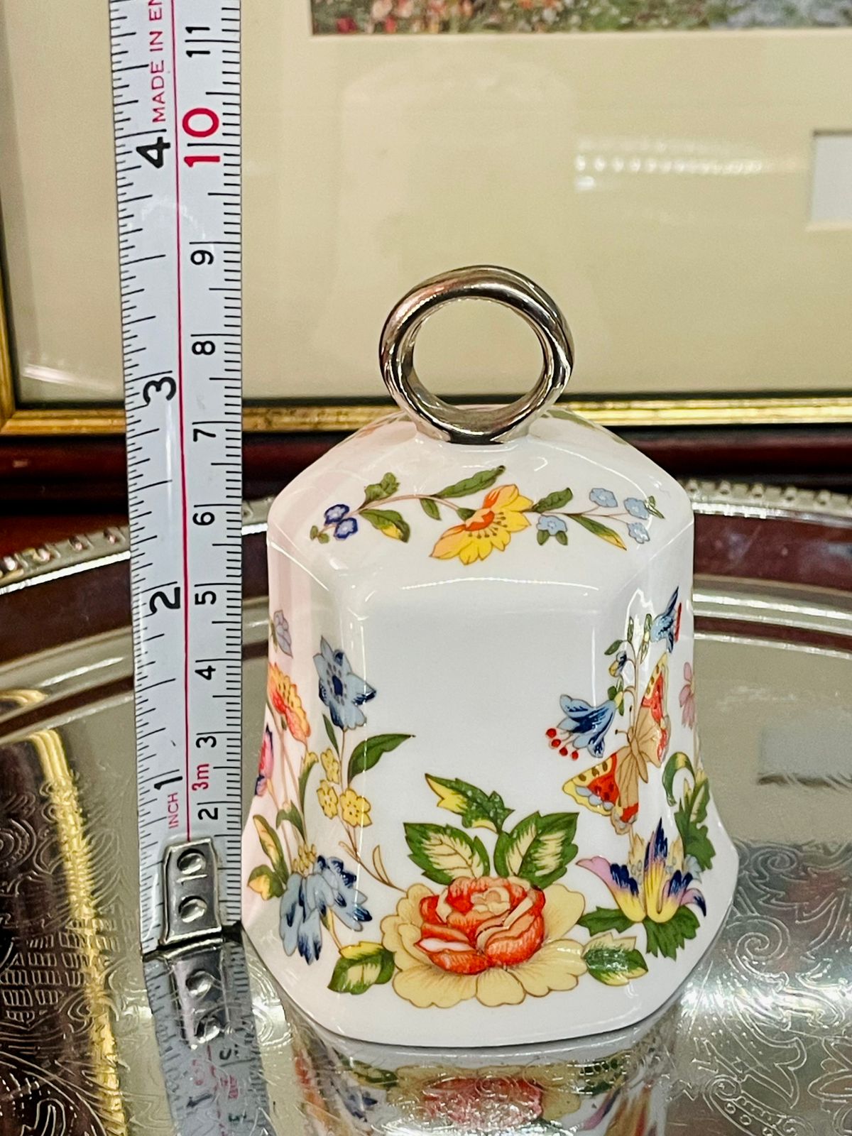 Aynsley Cottage Garden Bone China Bell – Made in England