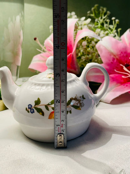 Aynsley Fine Bone China Floral Mini Teapot 13cm