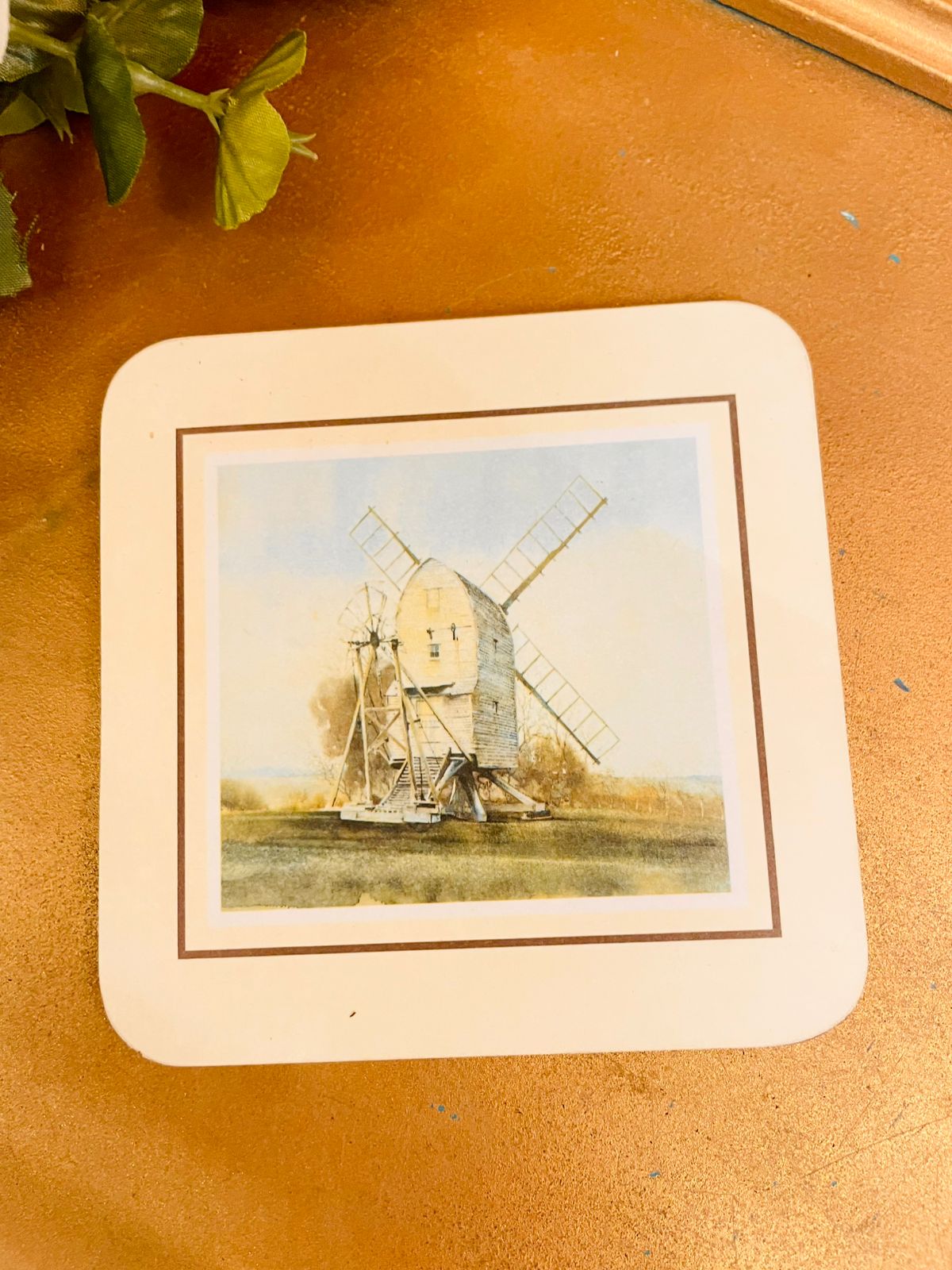 5.5 inches Vintage Windmill Coasters & Placemats Set of 11
