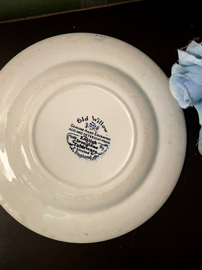Crownstone Old Willow Blue Side Plate 7 Inch
