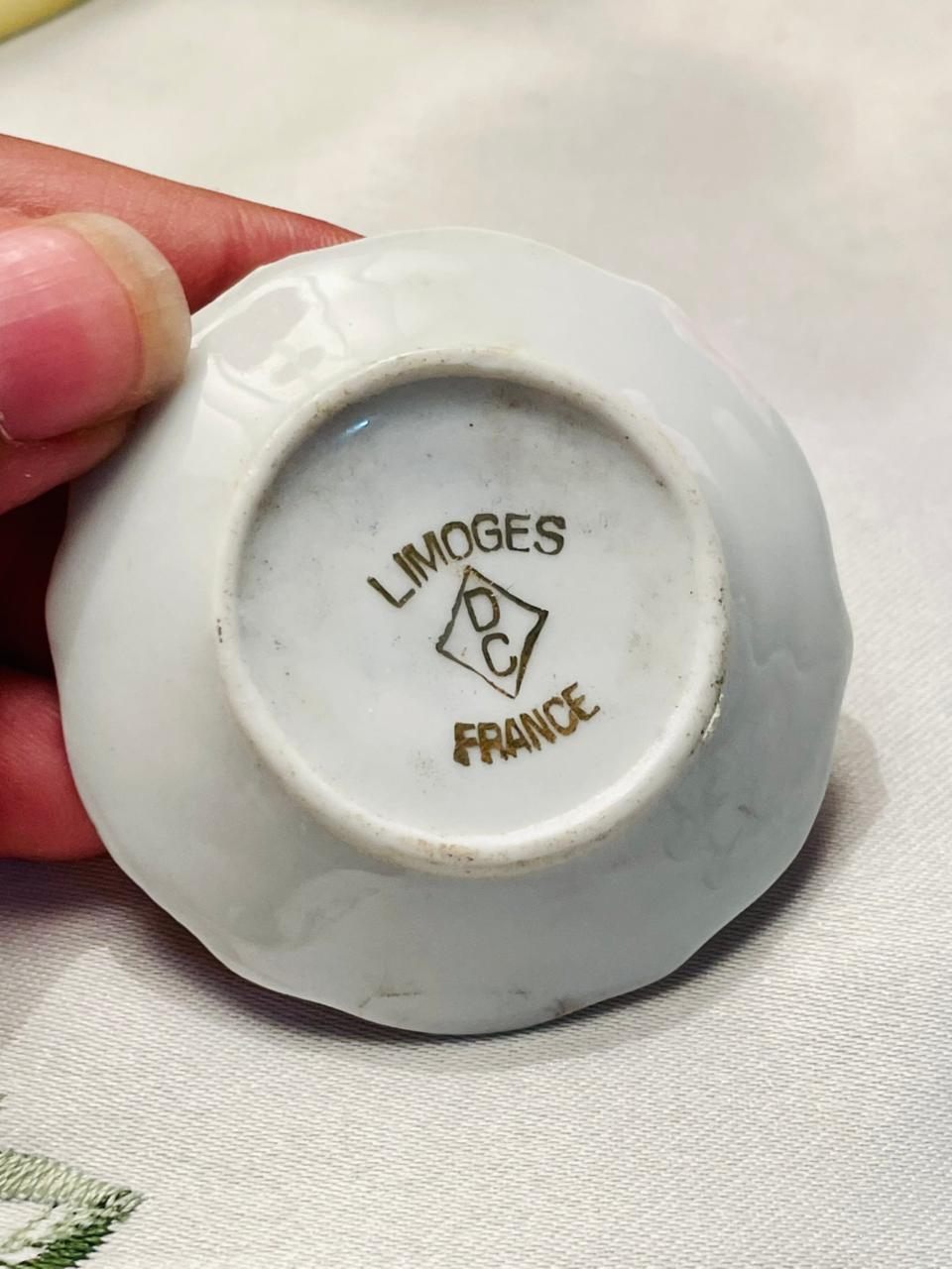 Limoges France Paris Eiffel Tower Mini Dish Approx. 5 cm