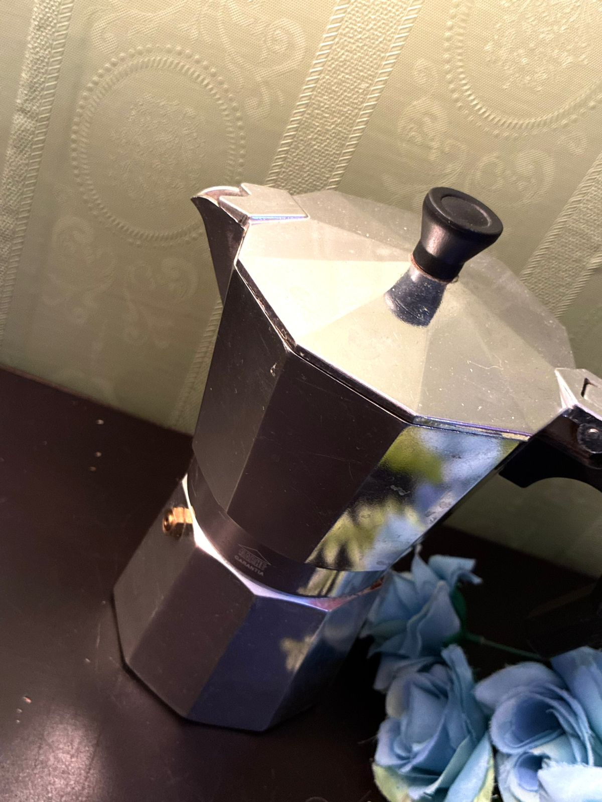 Vintage Garhe Moka Pot Aluminum Stovetop Espresso Maker