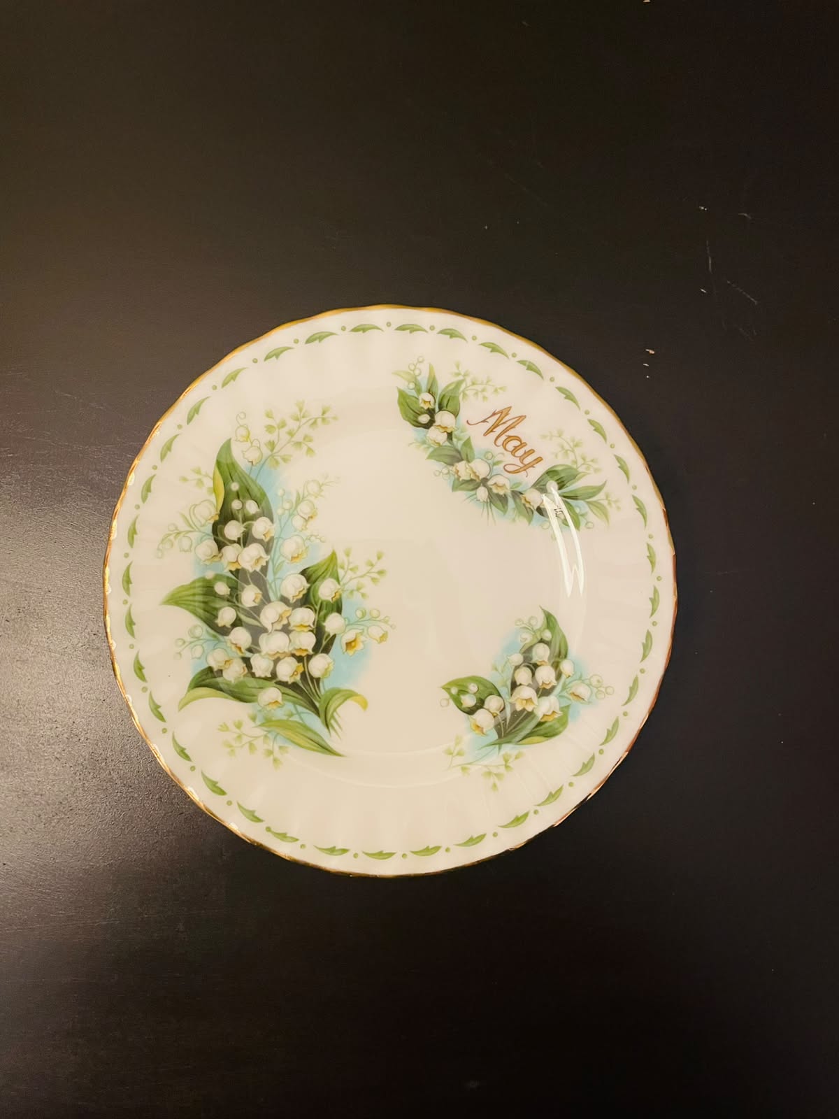 Royal Albert Flowers of the Month May Lily of the Valley Decorative Plate 6.3 Inch