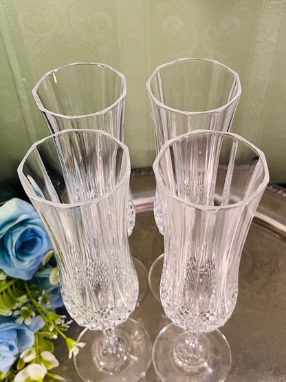 Vintage Crystal Goblets Set of 4 – 21 cm