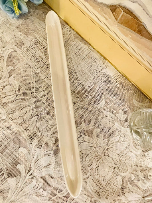 Vintage Long Ceramic Serving Dish – Elegant Home Décor Tray