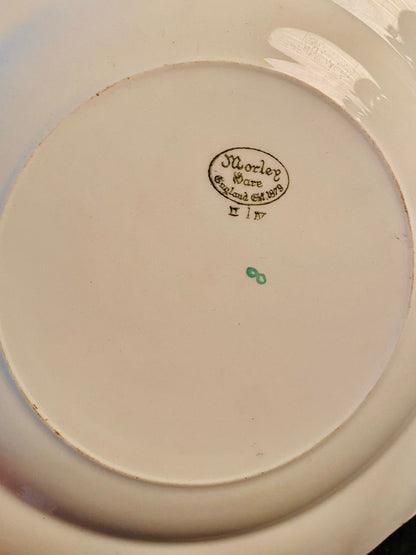 Worley Ware England Decorative Plate with Romantic Couple Scene – 8.5 Inches