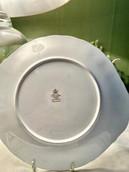 Royal Standard Mandarin Fine Bone China Plater 28cm