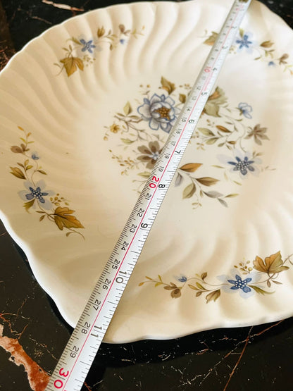 Ridgway Ironstone “Arlene” Floral Plate – Vintage 1792 Collection, Made in England