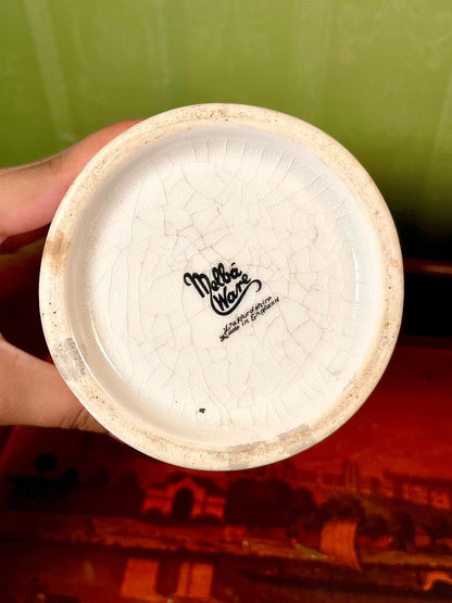 (Rare Find) Maling Ware Floral Ceramic Floor Vase | Made in England | 10 Inch