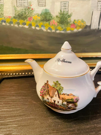 Fat Miniature Teapot, Kettle, Ceramic, Home Decor
