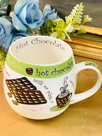 Vintage-Style Fine Bone China Hot Chocolate Mug