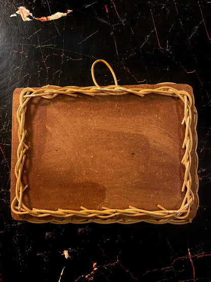 Woven Rattan Photo Frame | Tropical Island Style Frame