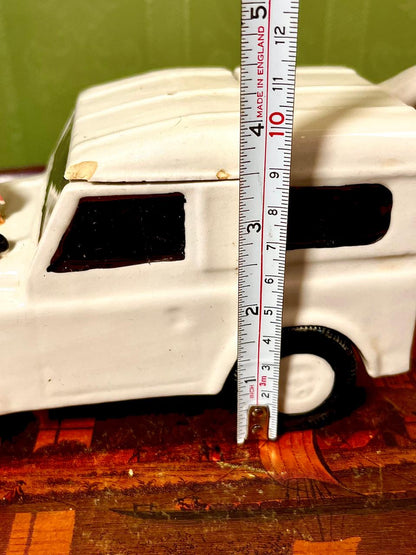 Vintage Camper Van Ceramic Teapot | 5 Inch Collectible Novelty Teapot