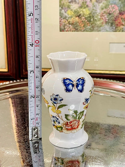 Aynsley Cottage Garden Mini Vase – Fine Bone China – Made in England